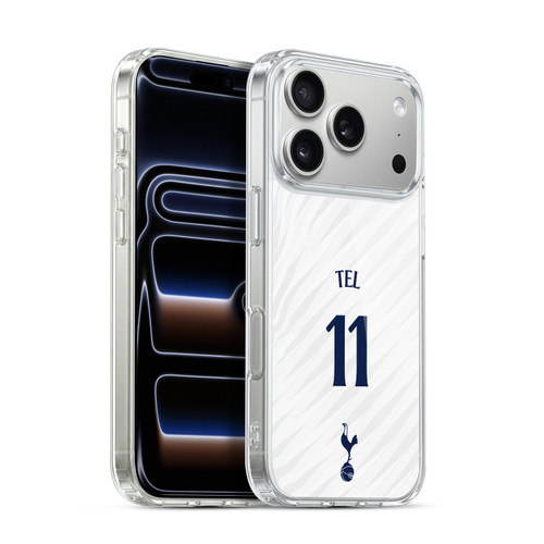 Tottenham Hotspur F.C. 2026/27 Players Home Kit 1st Group Mathys Tel Soft Gel Case for Apple iPhone 17 Pro