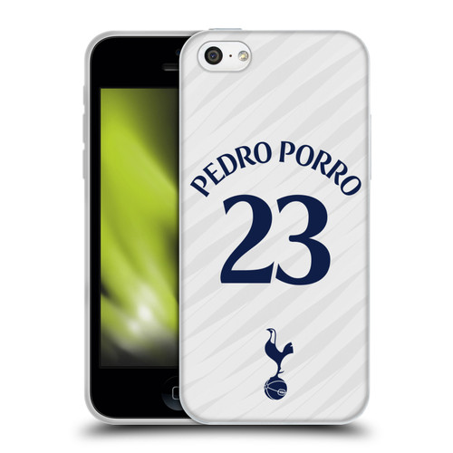 Tottenham Hotspur F.C. 2026/27 Players Home Kit 1st Group Pedro Porro Soft Gel Case for Apple iPhone 5c