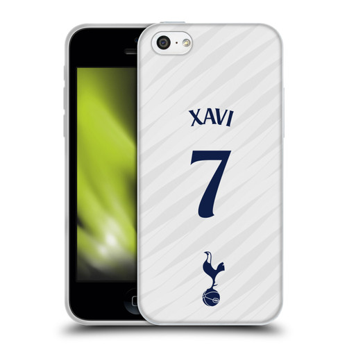 Tottenham Hotspur F.C. 2026/27 Players Home Kit 1st Group Xavi Simons Soft Gel Case for Apple iPhone 5c