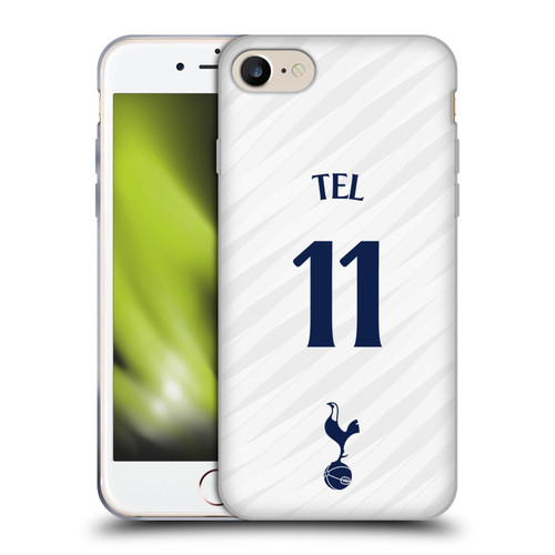 Tottenham Hotspur F.C. 2026/27 Players Home Kit 1st Group Mathys Tel Soft Gel Case for Apple iPhone 7 / 8 / SE 2020 & 2022 & MagSafe