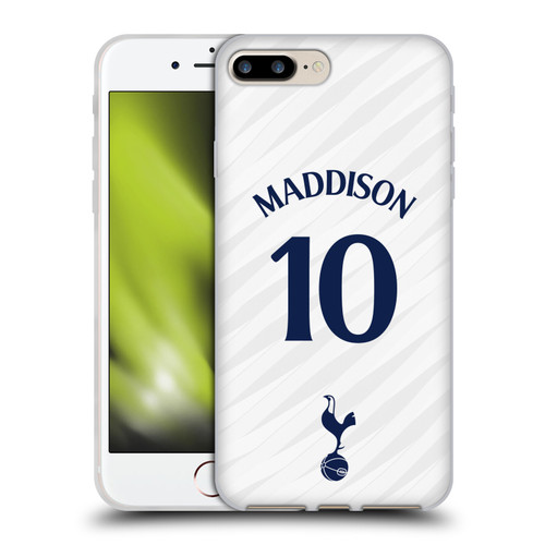 Tottenham Hotspur F.C. 2026/27 Players Home Kit 1st Group James Maddison Soft Gel Case for Apple iPhone 7 Plus / 8 Plus & MagSafe