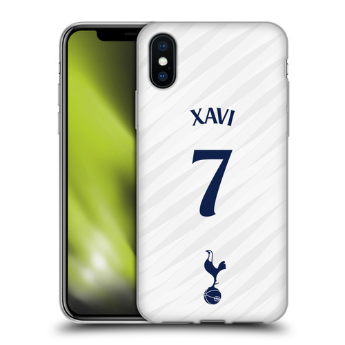 Tottenham Hotspur F.C. 2026/27 Players Home Kit 1st Group Xavi Simons Soft Gel Case for Apple iPhone X / iPhone XS & MagSafe