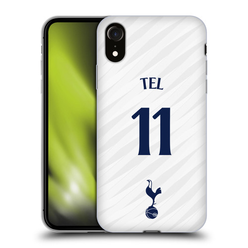 Tottenham Hotspur F.C. 2026/27 Players Home Kit 1st Group Mathys Tel Soft Gel Case for Apple iPhone XR