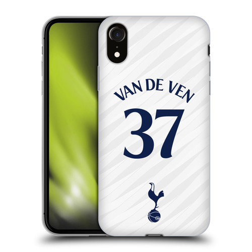 Tottenham Hotspur F.C. 2026/27 Players Home Kit 1st Group Micky Van De Ven Soft Gel Case for Apple iPhone XR