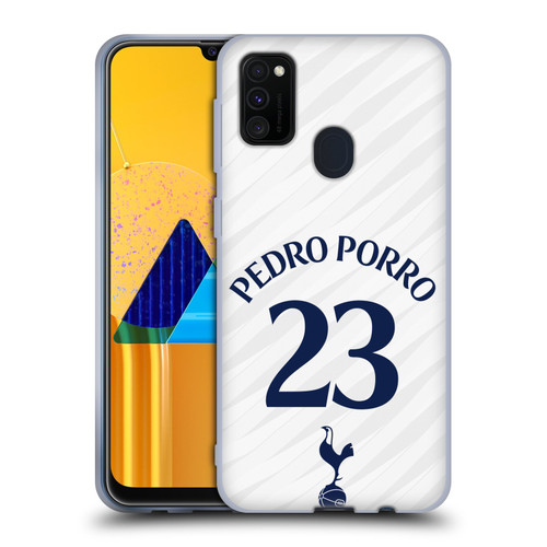 Tottenham Hotspur F.C. 2026/27 Players Home Kit 1st Group Pedro Porro Soft Gel Case for Samsung Galaxy M30s (2019)/M21 (2020)