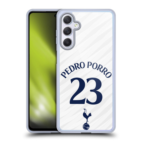 Tottenham Hotspur F.C. 2026/27 Players Home Kit 1st Group Pedro Porro Soft Gel Case for Samsung Galaxy M54 5G
