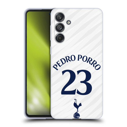 Tottenham Hotspur F.C. 2026/27 Players Home Kit 1st Group Pedro Porro Soft Gel Case for Samsung Galaxy M55 5G