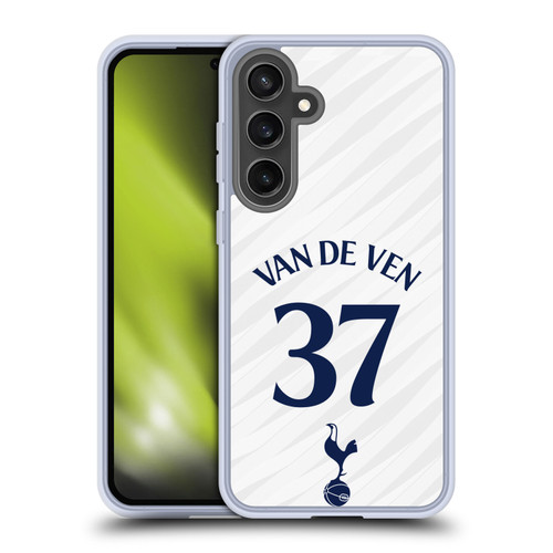 Tottenham Hotspur F.C. 2026/27 Players Home Kit 1st Group Micky Van De Ven Soft Gel Case for Samsung Galaxy S24 FE & MagSafe