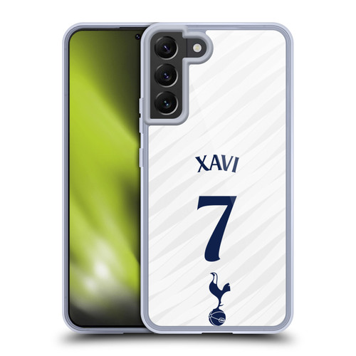 Tottenham Hotspur F.C. 2026/27 Players Home Kit 1st Group Xavi Simons Soft Gel Case for Samsung Galaxy S22+ 5G & MagSafe