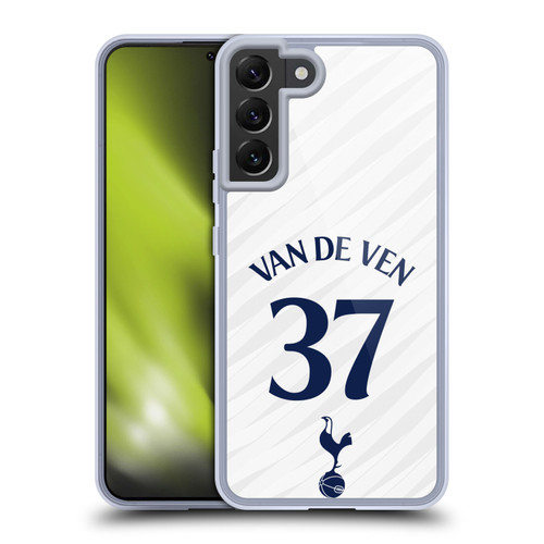 Tottenham Hotspur F.C. 2026/27 Players Home Kit 1st Group Micky Van De Ven Soft Gel Case for Samsung Galaxy S22+ 5G & MagSafe