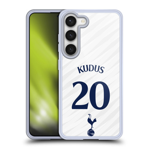 Tottenham Hotspur F.C. 2026/27 Players Home Kit 1st Group Mohammed Kudus Soft Gel Case for Samsung Galaxy S23 5G & MagSafe