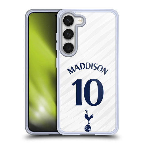Tottenham Hotspur F.C. 2026/27 Players Home Kit 1st Group James Maddison Soft Gel Case for Samsung Galaxy S23 5G & MagSafe