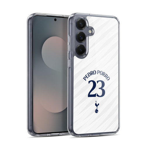 Tottenham Hotspur F.C. 2026/27 Players Home Kit 1st Group Pedro Porro Soft Gel Case for Samsung Galaxy S25 & MagSafe