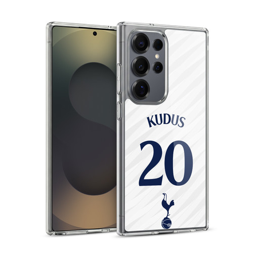 Tottenham Hotspur F.C. 2026/27 Players Home Kit 1st Group Mohammed Kudus Soft Gel Case for Samsung Galaxy S25 Ultra & MagSafe