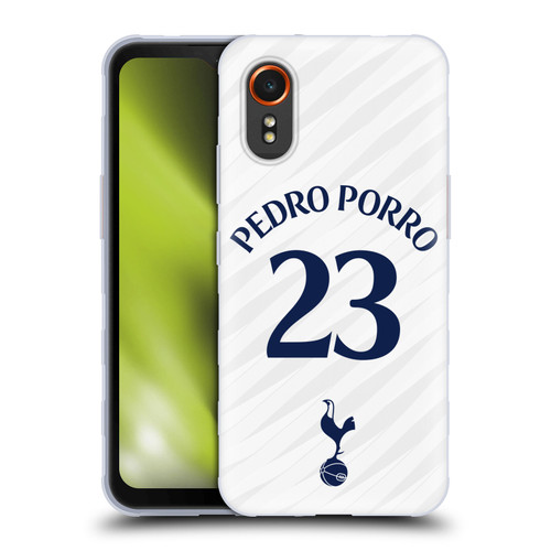 Tottenham Hotspur F.C. 2026/27 Players Home Kit 1st Group Pedro Porro Soft Gel Case for Samsung Galaxy Xcover7 5G