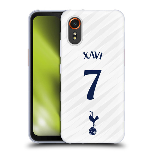 Tottenham Hotspur F.C. 2026/27 Players Home Kit 1st Group Xavi Simons Soft Gel Case for Samsung Galaxy Xcover7 5G