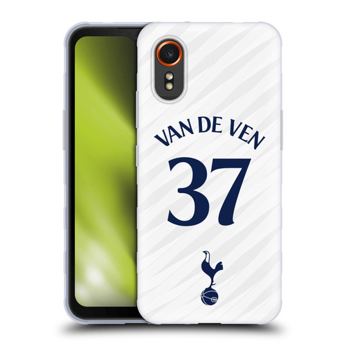 Tottenham Hotspur F.C. 2026/27 Players Home Kit 1st Group Micky Van De Ven Soft Gel Case for Samsung Galaxy Xcover7 5G