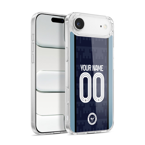 Custom Customised Personalised Newcastle United Football Club 2026/27 Crest Away Soft Gel Case for Apple iPhone 17 Air