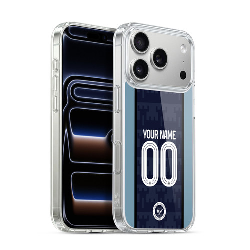 Custom Customised Personalised Newcastle United Football Club 2026/27 Crest Away Soft Gel Case for Apple iPhone 17 Pro