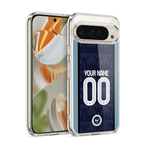Custom Customised Personalised Newcastle United Football Club 2026/27 Crest Away Soft Gel Case for Google Pixel 9 / Pixel 9 Pro