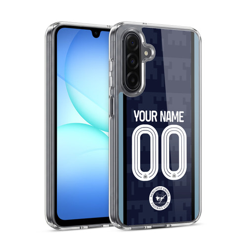 Custom Customised Personalised Newcastle United Football Club 2026/27 Crest Away Soft Gel Case for Samsung Galaxy A17 4G / 5G