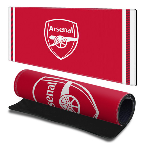 Arsenal FC 2026/27 Kit Home Gaming Office Desk PC Keyboard Mouse Mat Pad 23.62 x 11.81 x 0.12 inches (600 x 300 mm) - L