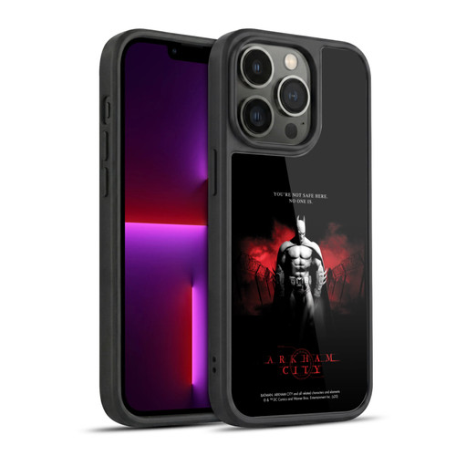 Batman Arkham City Graphics Batman Not Safe Here Gel Armour Case For Apple iPhone 13 Pro