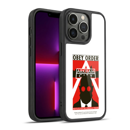 Batman Arkham City Graphics Hugo Strange Obey Order Gel Armour Case For Apple iPhone 13 Pro