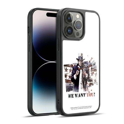 Batman Arkham City Graphics Two-Face We Want You Gel Armour Case For Apple iPhone 14 Pro Max