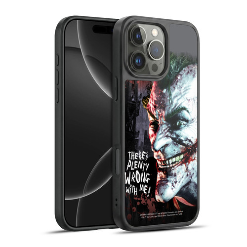 Batman Arkham City Graphics Joker Wrong With Me Gel Armour Case For Apple iPhone 16 Pro Max