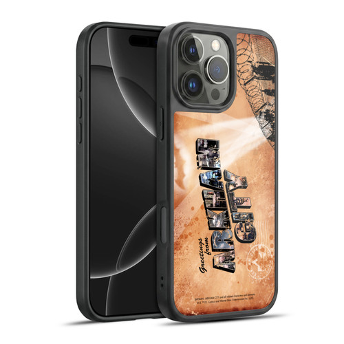 Batman Arkham City Graphics Postcard Gel Armour Case For Apple iPhone 16 Pro Max