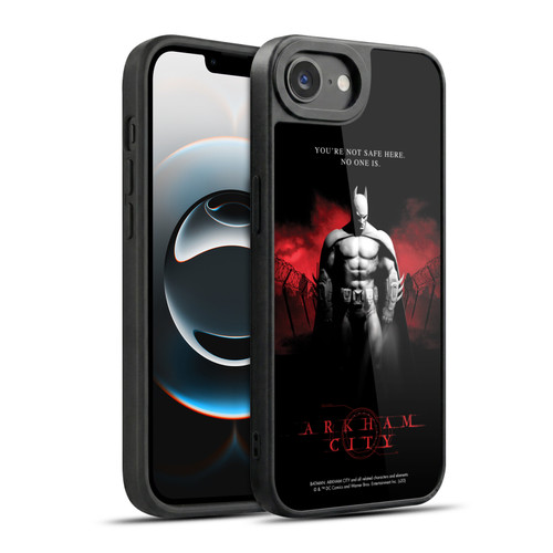 Batman Arkham City Graphics Batman Not Safe Here Gel Armour Case For Apple iPhone 16e / Apple iPhone 17e
