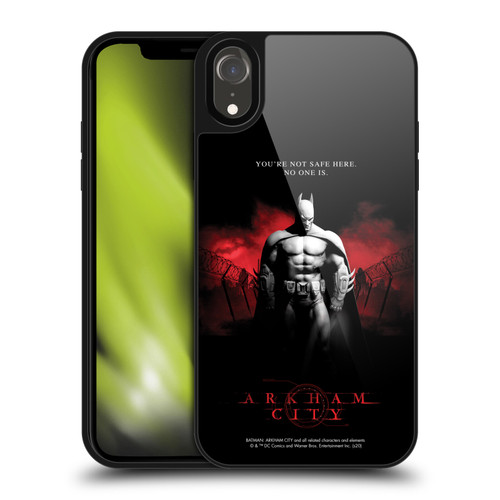 Batman Arkham City Graphics Batman Not Safe Here Gel Armour Case For Apple iPhone XR