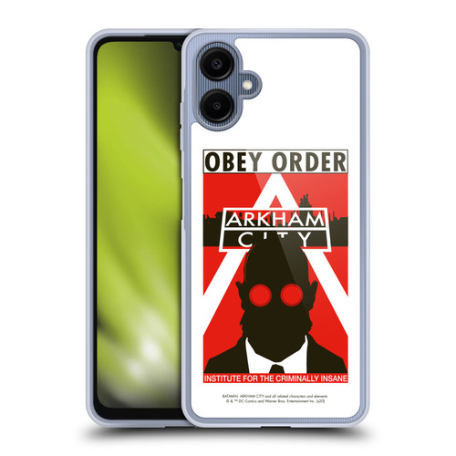 Batman Arkham City Graphics Hugo Strange Obey Order Soft Gel Case for Samsung Galaxy A06 4G / 5G
