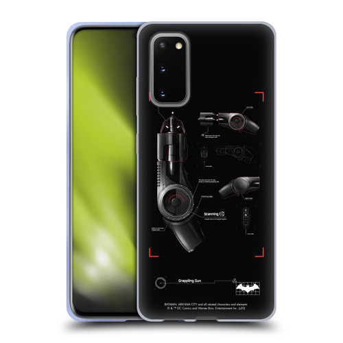 Batman Arkham City Graphics Grappling Gun Soft Gel Case for Samsung Galaxy S20 / S20 5G