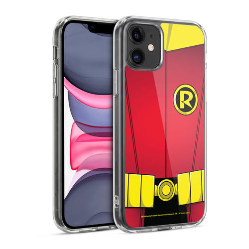 Batman DC Comics Damian Wayne Robin Costume Soft Gel Case for Apple iPhone 11