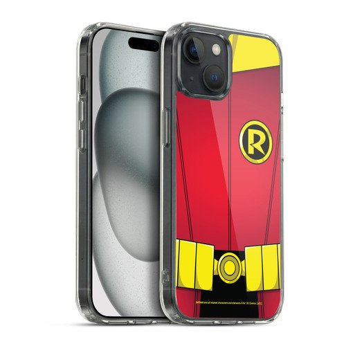 Batman DC Comics Damian Wayne Robin Costume Soft Gel Case for Apple iPhone 15 Plus & MagSafe