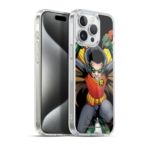 Batman DC Comics Damian Wayne Robin Soft Gel Case for Apple iPhone 15 Pro Max & MagSafe