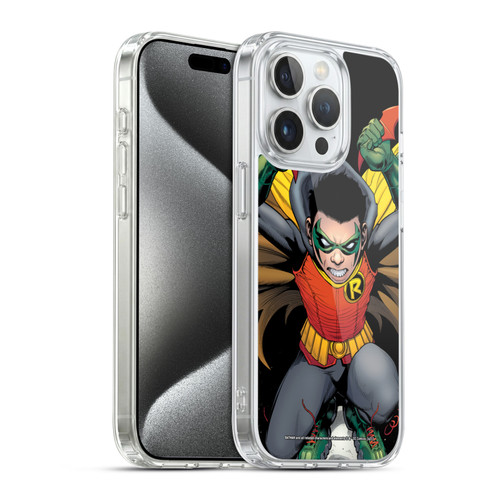 Batman DC Comics Damian Wayne Robin Soft Gel Case for Apple iPhone 15 Pro & MagSafe