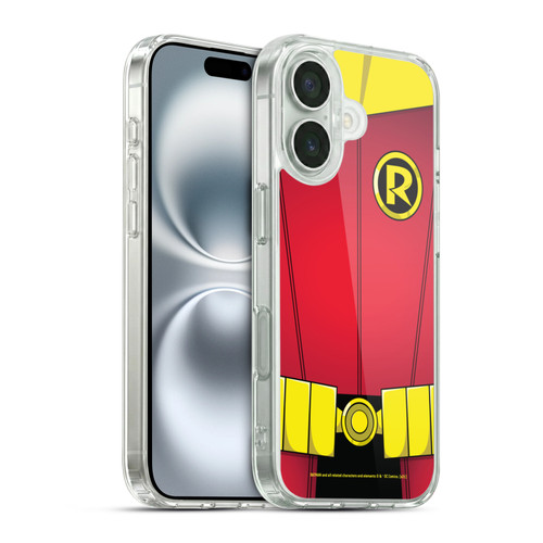 Batman DC Comics Damian Wayne Robin Costume Soft Gel Case for Apple iPhone 16 & MagSafe