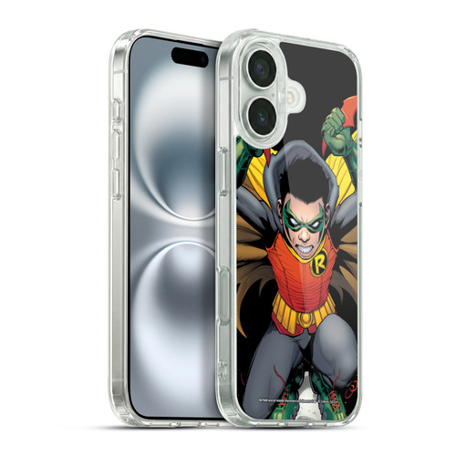 Batman DC Comics Damian Wayne Robin Soft Gel Case for Apple iPhone 16 Plus & MagSafe
