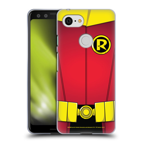 Batman DC Comics Damian Wayne Robin Costume Soft Gel Case for Google Pixel 3