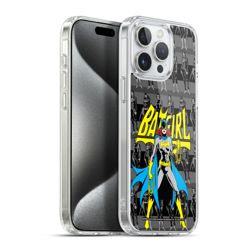 Batman DC Comics Batgirl Classic Character Art Soft Gel Case for Apple iPhone 15 Pro Max & MagSafe