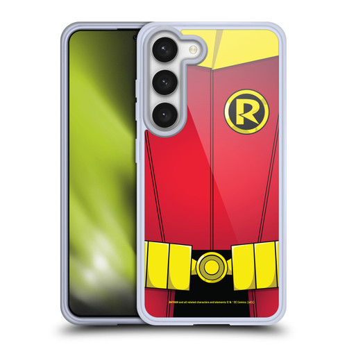 Batman DC Comics Damian Wayne Robin Costume Soft Gel Case for Samsung Galaxy S23 5G & MagSafe