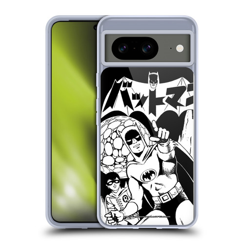 Batman DC Comics Bat-Manga! Black And White Soft Gel Case for Google Pixel 8