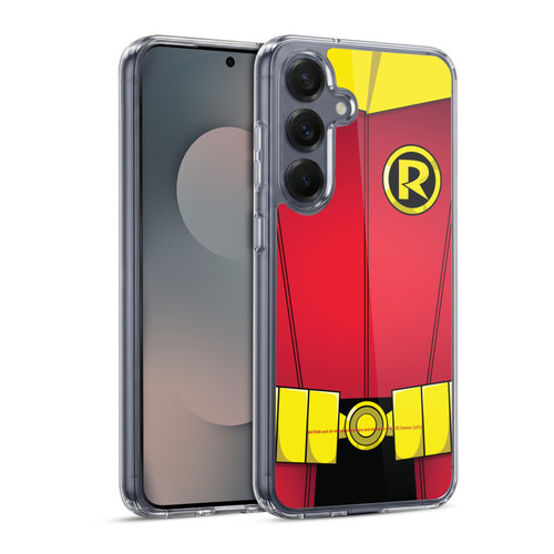 Batman DC Comics Damian Wayne Robin Costume Soft Gel Case for Samsung Galaxy S25 & MagSafe