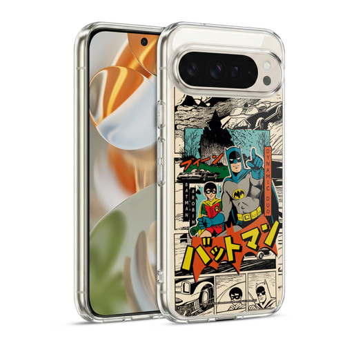 Batman DC Comics Bat-Manga! Collage Soft Gel Case for Google Pixel 9 / Pixel 9 Pro