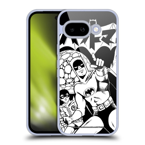 Batman DC Comics Bat-Manga! Black And White Soft Gel Case for Google Pixel 9A