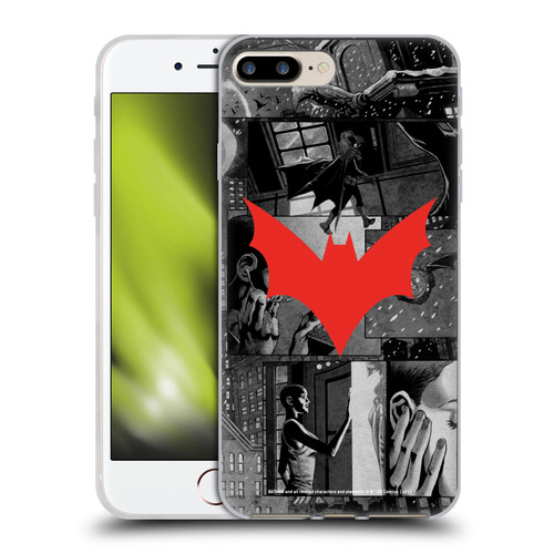 Batman DC Comics Batwoman Logo Comic Book Art Soft Gel Case for Apple iPhone 7 Plus / 8 Plus & MagSafe