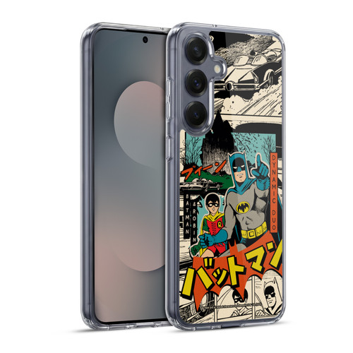 Batman DC Comics Bat-Manga! Collage Soft Gel Case for Samsung Galaxy S25+ & MagSafe
